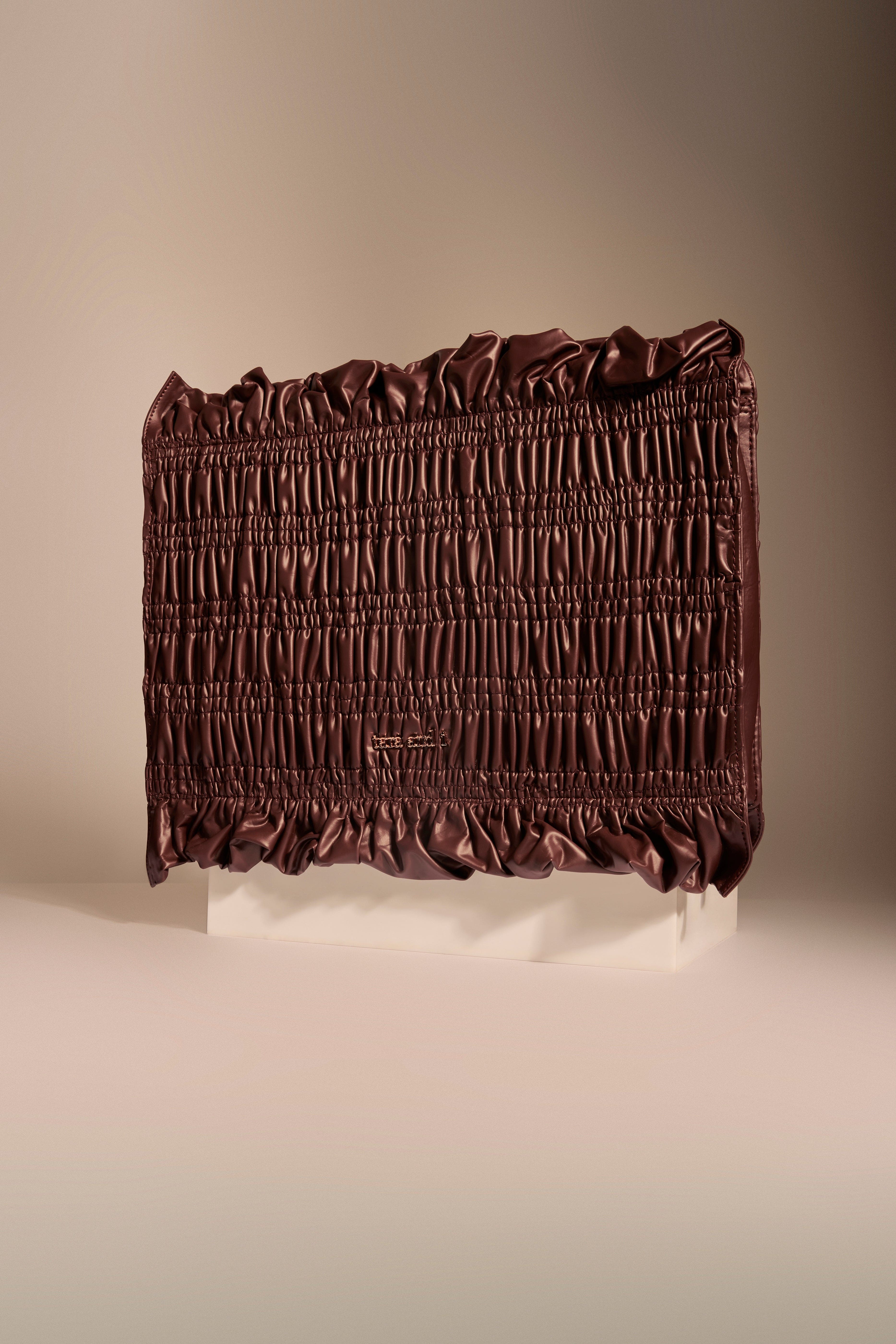 Mocha Drift Oversized Wristlet