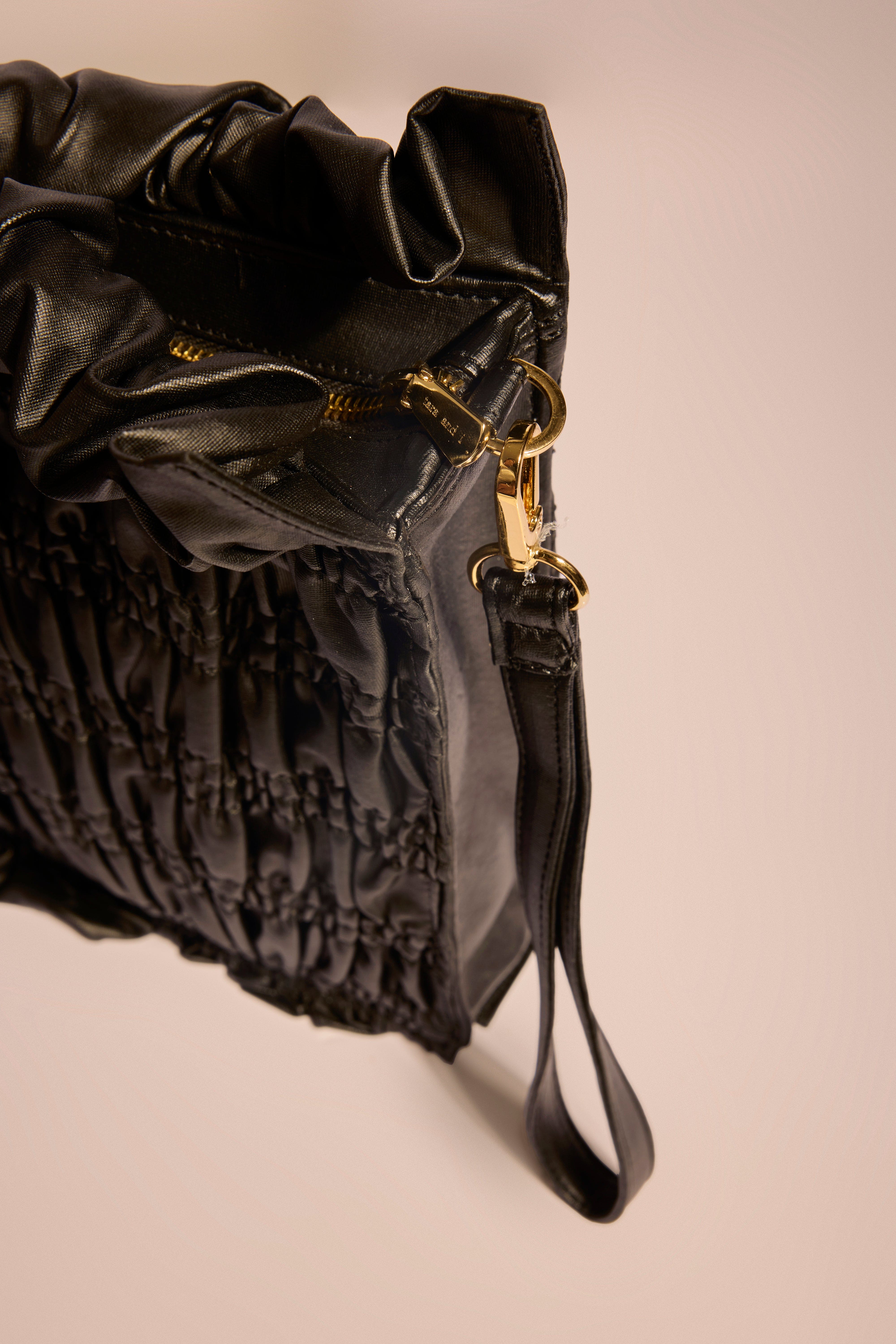 Black Drift Oversized Wristlet