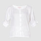 White Short-sleeve Tencel blouse