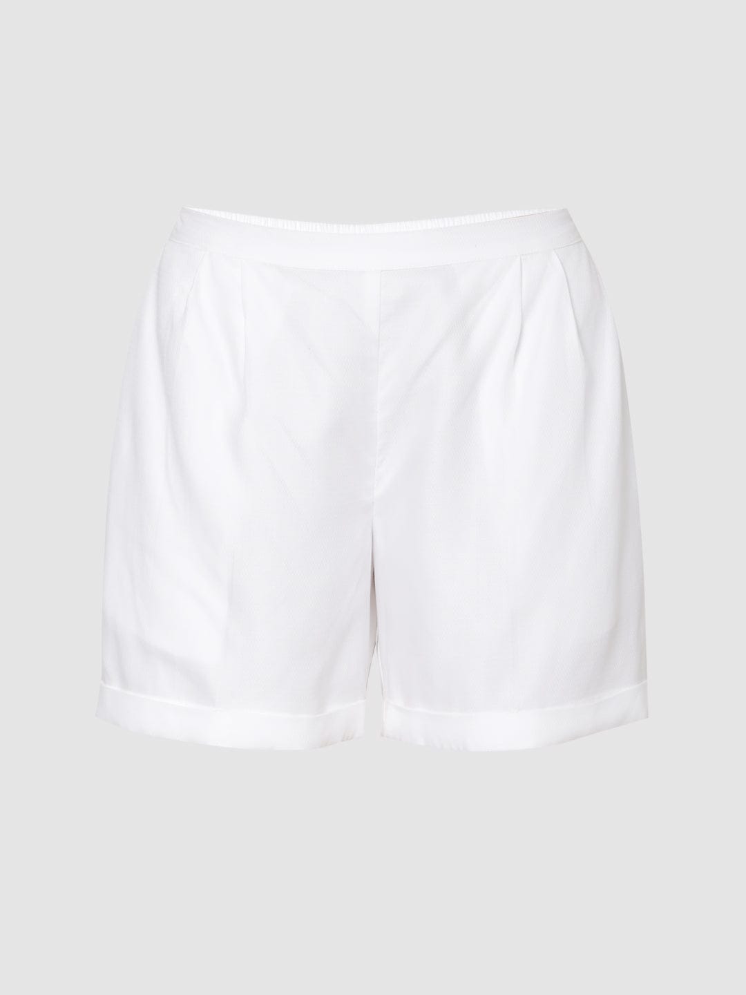 White Pull-on Shorts