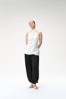 Ivory Halter Bubble Top