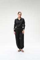 Black Silk Shirt
