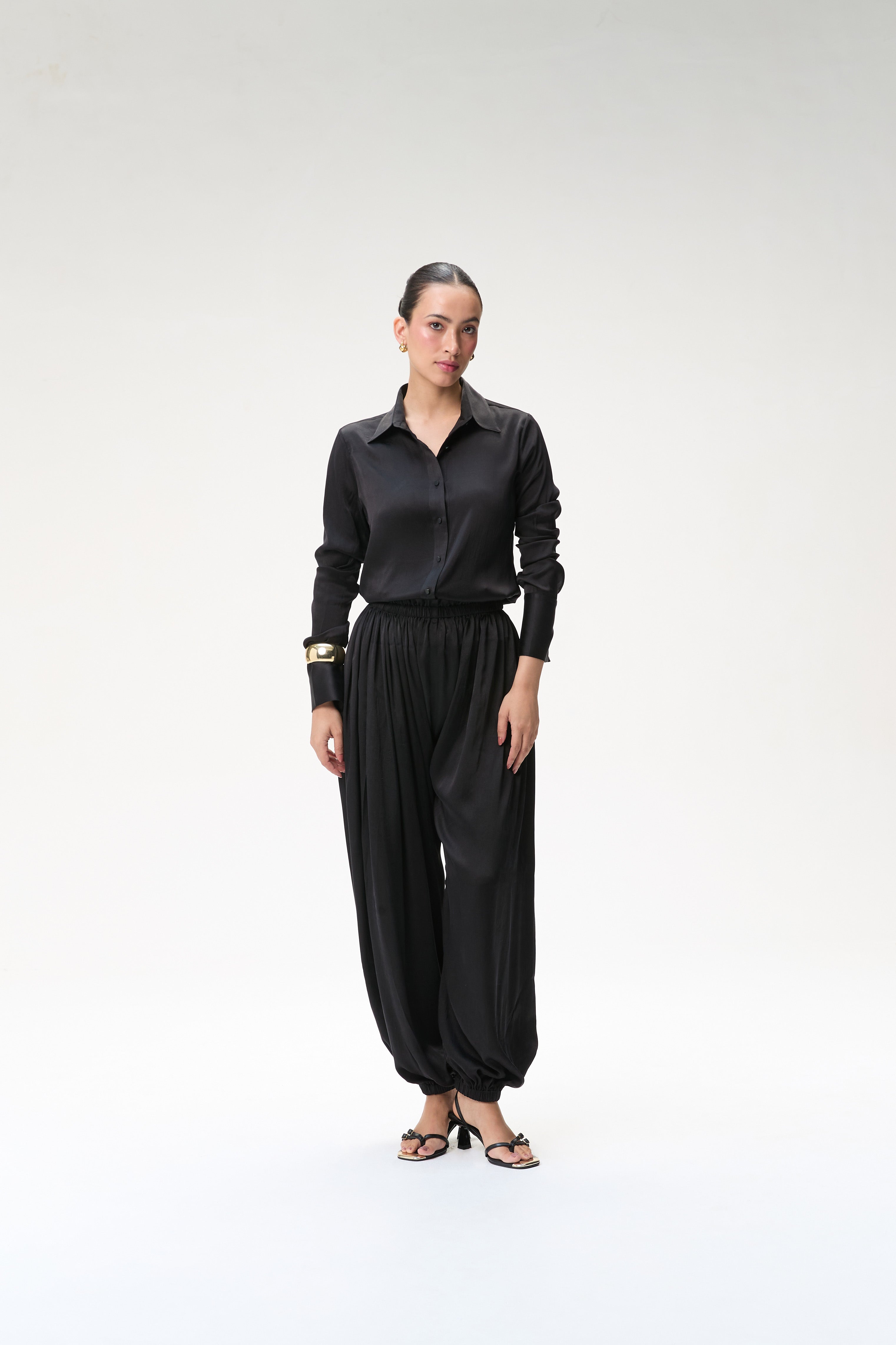 Black Silk Shirt