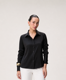 Black Silk Shirt
