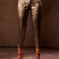 Gold Straight Fit Trousers