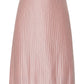 Satin Pleated Skirt - Blush