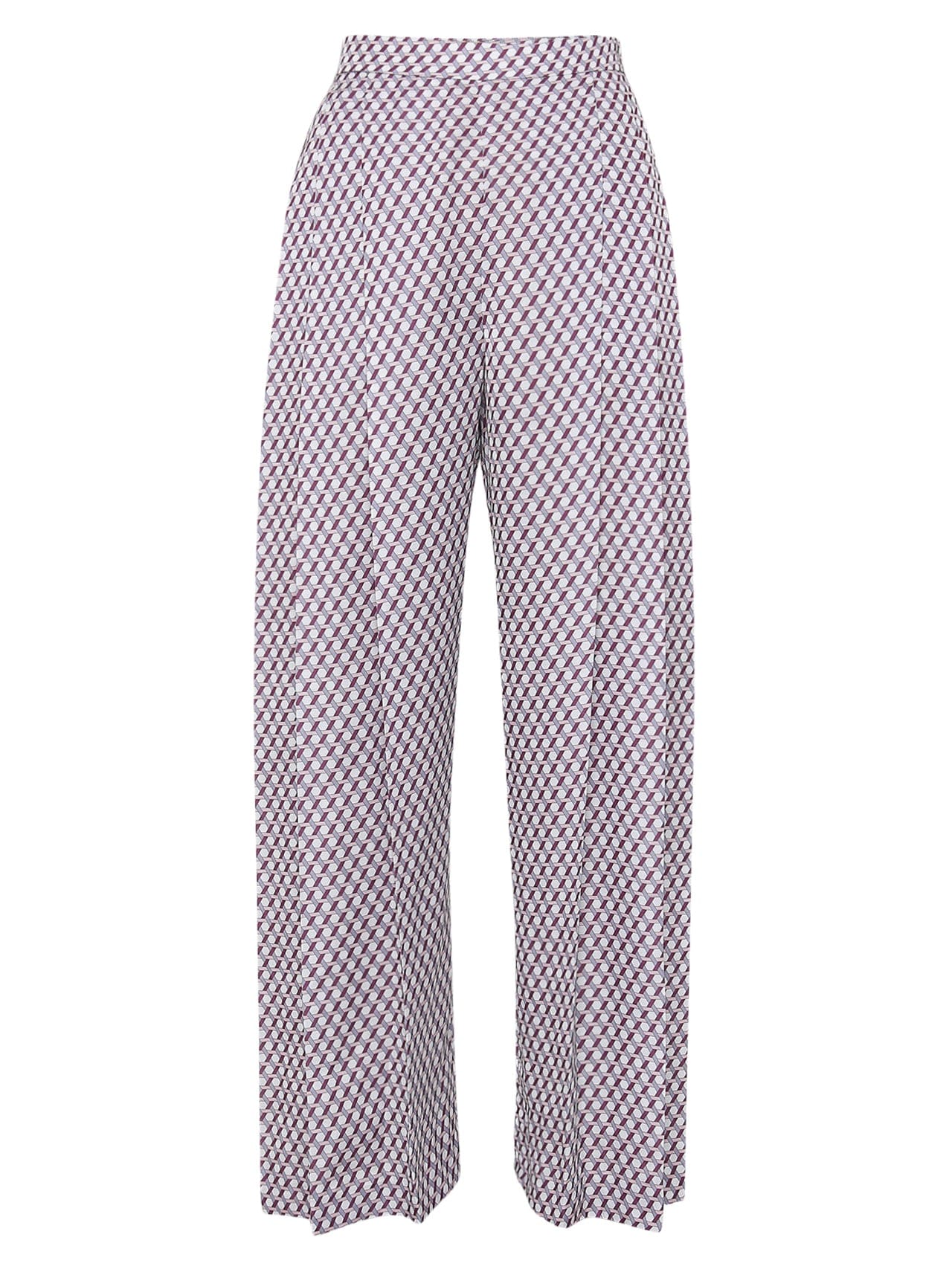 Printed Satin Trousers