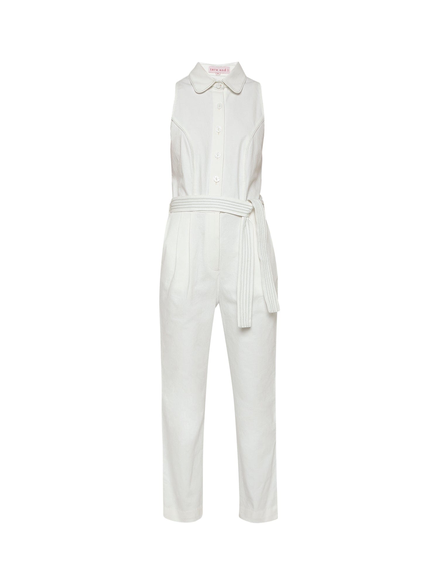 White Denim Jumpsuit – Love, P Boutique