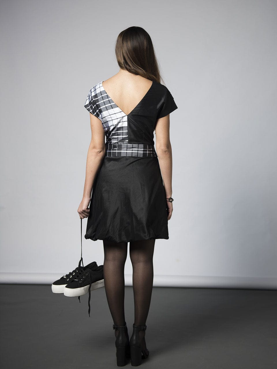Wrap-effect Mini Dress