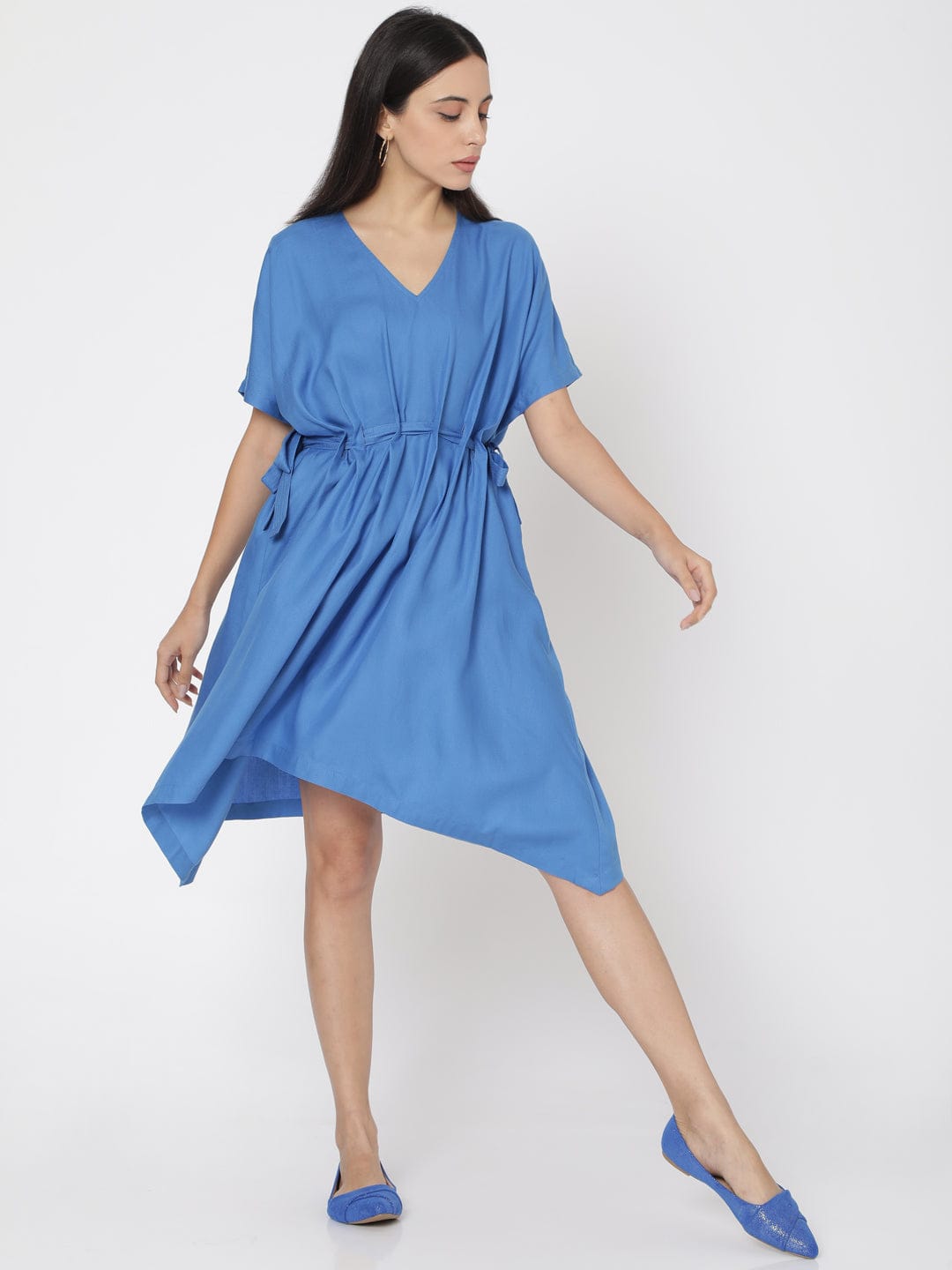 Azure Blue Kaftan Dress