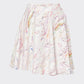 Marble Print Asymmetrical Skirt