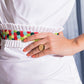 Wrap Effect Dress With Hand Beaded Caterpillar Belt